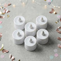 White LED tea light candles
